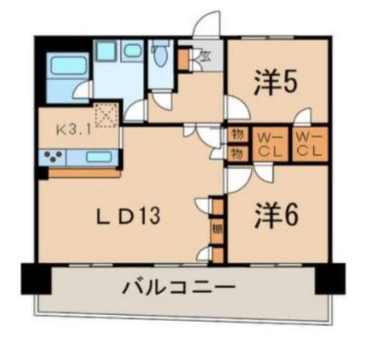 フェイム芝浦インターウェーブ 11階 間取り図