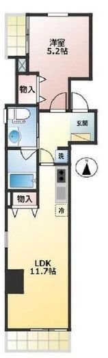 パティオ秋葉原 301 間取り図