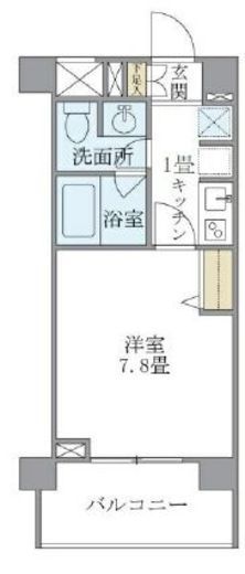 プレミアコンフォート西荻窪 106 間取り図