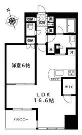 根津シティタワー 8階 間取り図