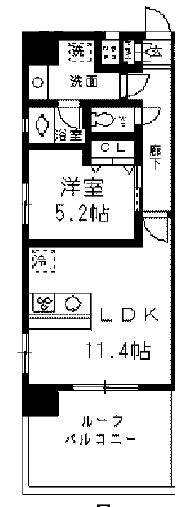 ベルドミール目黒 203 間取り図