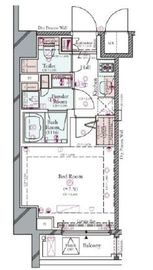 コンシェリア門前仲町SAKURA PROMENADE 5階 間取り図