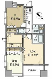 グラーサ東京イースト 3階 間取り図