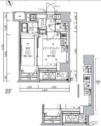 QUALITAS浜田山 (クオリタス浜田山) 604 間取り図