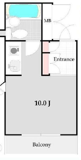 パーク・ノヴァ渋谷 6階 間取り図
