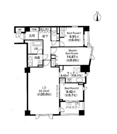 プラウドシティ池袋本町 207 間取り図