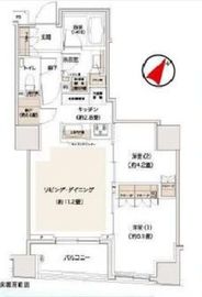 パークホームズ日本橋浜町二丁目ローレルアイ 11階 間取り図