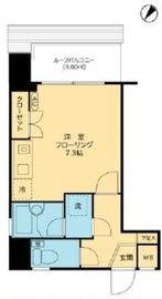 グランドパーク渋谷ブランシェ 7階 間取り図