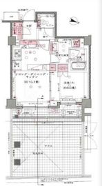 パークハウス牛込北町 1階 間取り図