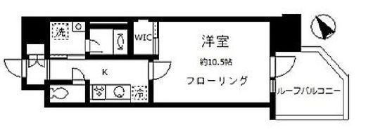 ベルドミール目黒 205 間取り図