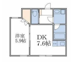 PASEO都立大学 (パセオ都立大学) N302 間取り図