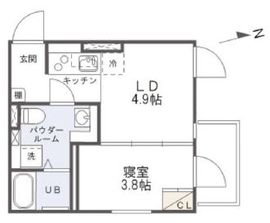 PASEO都立大学 (パセオ都立大学) S301 間取り図