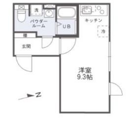 PASEO都立大学 (パセオ都立大学) S305 間取り図
