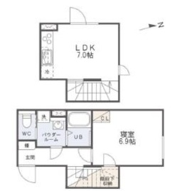 PASEO都立大学 (パセオ都立大学) S104 間取り図