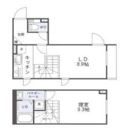 PASEO都立大学 (パセオ都立大学) S201 間取り図
