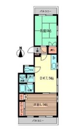 ベルコート代々木上原 202 間取り図