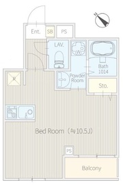 NONA PLACE渋谷富ヶ谷Annex (ノナプレイス渋谷富ヶ谷アネックス) 102 間取り図