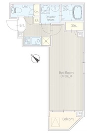 NONA PLACE渋谷富ヶ谷Annex (ノナプレイス渋谷富ヶ谷アネックス) 103 間取り図
