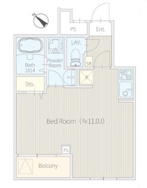 NONA PLACE渋谷富ヶ谷Annex (ノナプレイス渋谷富ヶ谷アネックス) 101 間取り図