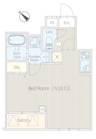 NONA PLACE渋谷富ヶ谷Annex (ノナプレイス渋谷富ヶ谷アネックス) 202 間取り図