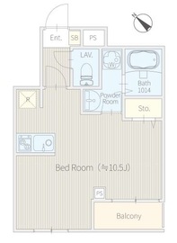 NONA PLACE渋谷富ヶ谷Annex (ノナプレイス渋谷富ヶ谷アネックス) 203 間取り図