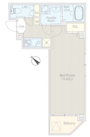 NONA PLACE渋谷富ヶ谷Annex (ノナプレイス渋谷富ヶ谷アネックス) 204 間取り図