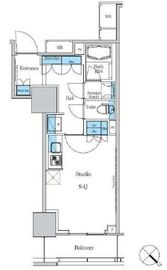 パークアクシス滝野川ラブリーズ 1311 間取り図