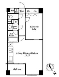 スペーシア三軒茶屋弐番館 312 間取り図