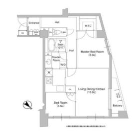 コンフォリア原宿 201 間取り図