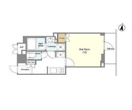 Belle ville 錦糸町 504 間取り図