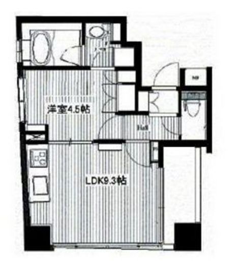 プロシード西新宿 606 間取り図