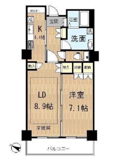 ジェイタワー西大井 11階 間取り図