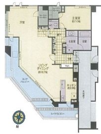 ピアース三軒茶屋レジデンス 5階 間取り図