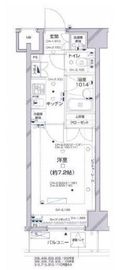 パレステュディオ新宿パークサイド 6階 間取り図