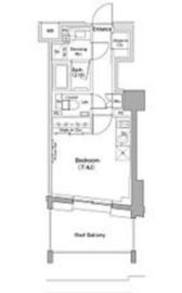 ザ・パークハビオ目黒桜邸 513 間取り図