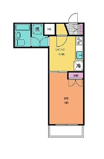 インペリアル広尾 6階 間取り図