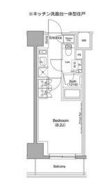 ザ・パークハビオ五反田 602 間取り図