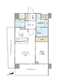 プレミアコンフォート西荻窪 416 間取り図