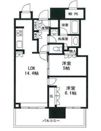 THE TOYOSU TOWER 13階 間取り図