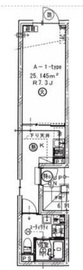 DEAR ECLASS NISHIAZABU (ディアエクラス西麻布) 201 間取り図