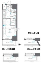 ZOOM錦糸町Parkside 4階 間取り図