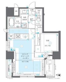 ZOOM錦糸町Parkside 4階 間取り図