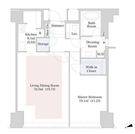 ラ・トゥール新宿 4004 間取り図