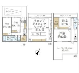 フェリーチェ松濤 Ⅱ 間取り図
