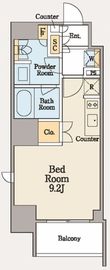クレストコート木場 801 間取り図