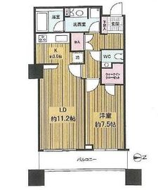 白金タワー 5階 間取り図