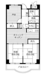 ビレッジハウス芝浦タワー 1-706 間取り図