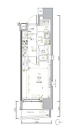 クレイシア秋葉原ラグゼスウィート 6階 間取り図