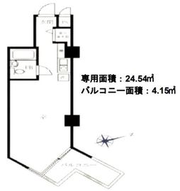 ウィン神田 7階 間取り図