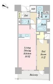 ダイヤモンドプラネット人形町 901 間取り図